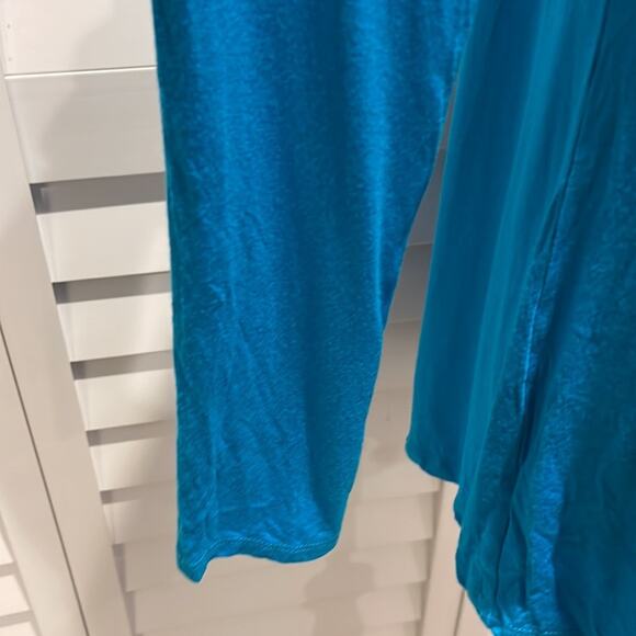 Rain NWT long Sleeve Top with front straps detail in a Royal Blue. - Picture 3 of 8